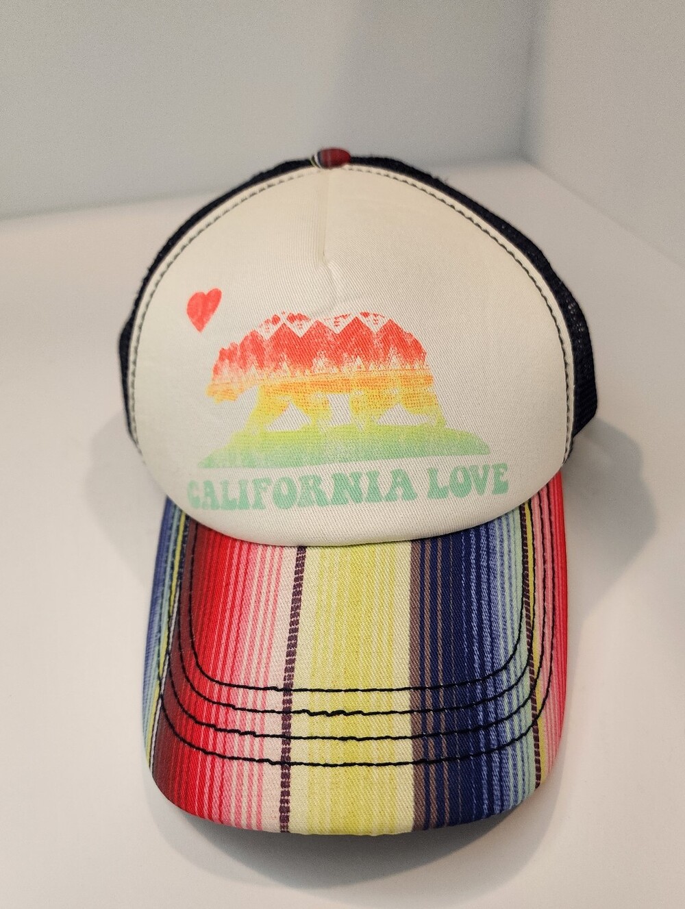 Billabong Women's California Love Stripe Trucker Hat
